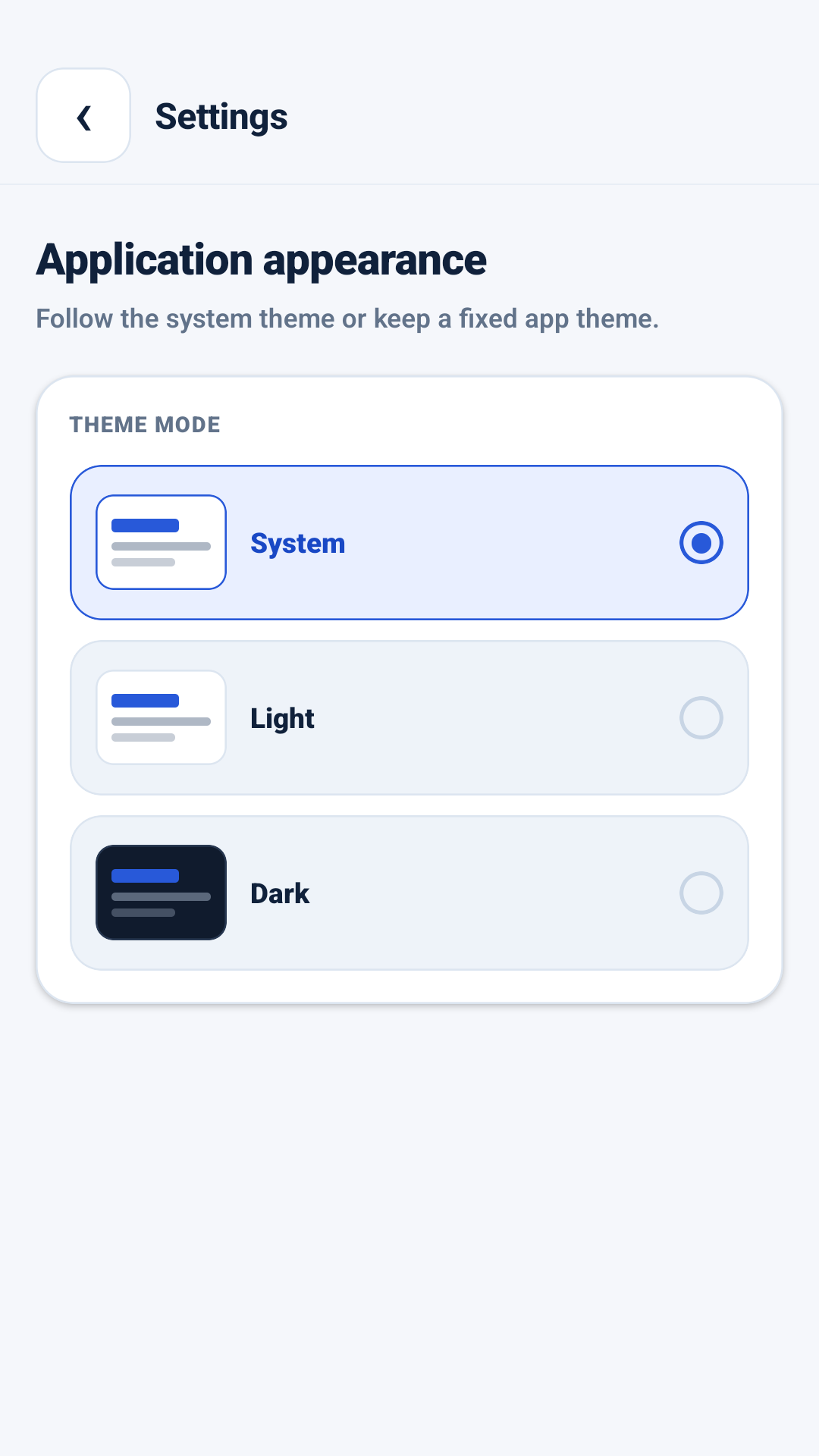 AppMetrica Viewer-Designeinstellungen